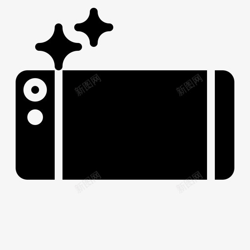 照相手机照片图标svg_新图网 https://ixintu.com 图片 手机实心 照片 照相手机
