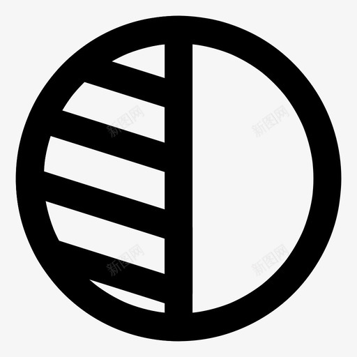 对比度黑白彩色图标svg_新图网 https://ixintu.com 反转 基本图标所有尺寸 对比度 彩色 黑白