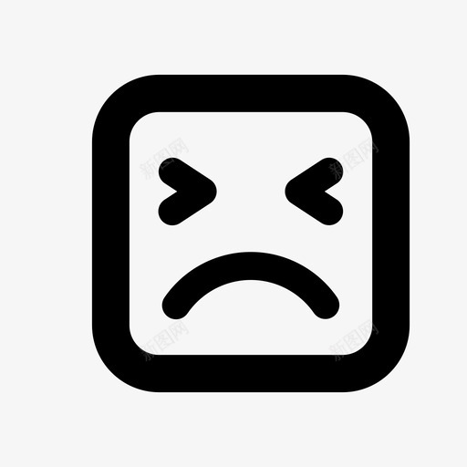 238 angry facesvg_新图网 https://ixintu.com 238 angry face