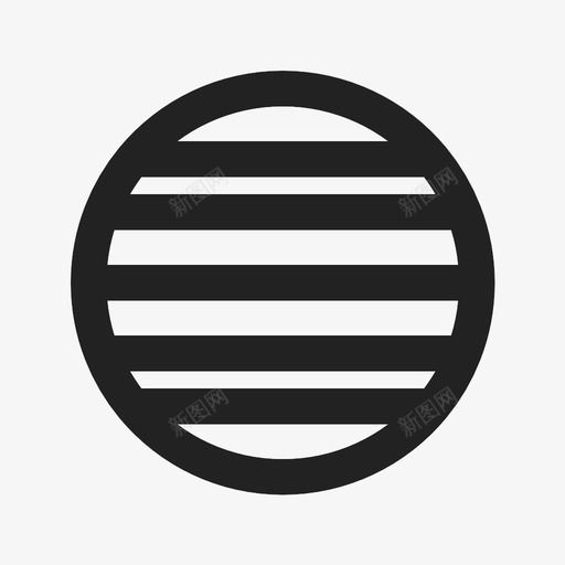 天王星自然行星图标svg_新图网 https://ixintu.com 天王星 太空 太阳系 自然 行星