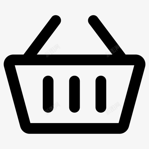 购物篮采购商业图标svg_新图网 https://ixintu.com 商业 市场 购物篮 采购