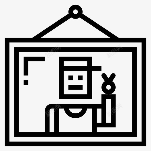 照片相框摄像机图标svg_新图网 https://ixintu.com 摄像机 照片 相框
