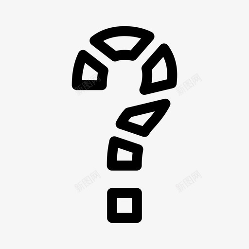问题断开1em粗体图标svg_新图网 https://ixintu.com 1em粗体 断开 问题
