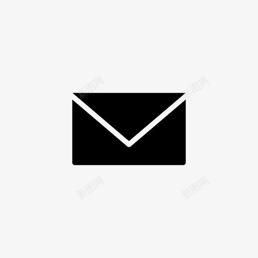 聊天电子邮件信封图标svg_新图网 https://ixintu.com 信封 信息 收件箱 电子邮件 聊天