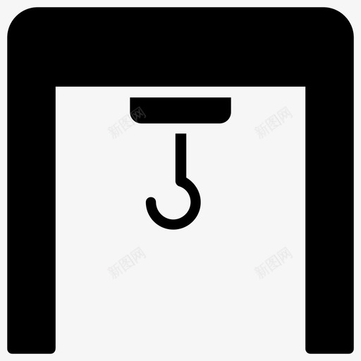 门式起重机桥式起重机工业字形图标svg_新图网 https://ixintu.com 工业字形图标 桥式起重机 门式起重机