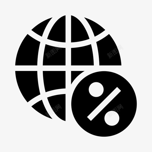全局百分比浏览器地球图标svg_新图网 https://ixintu.com 世界 全局百分比 地球 浏览器 网络共享