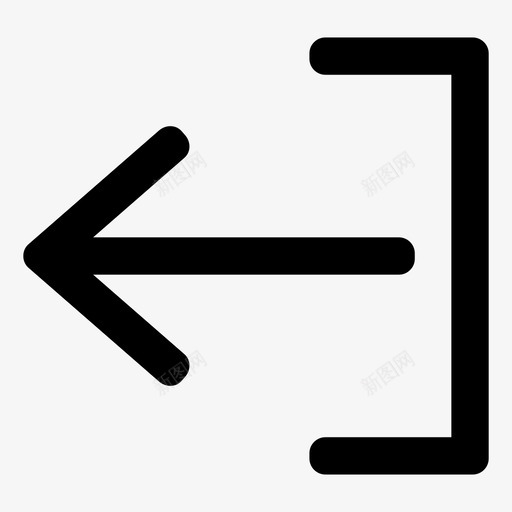 注销退出转到图标svg_新图网 https://ixintu.com web 注销 用户界面图示符 转到 退出