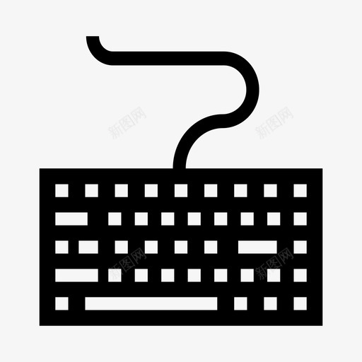 键盘编码编程图标svg_新图网 https://ixintu.com 编码 编程 脚本 键盘