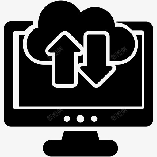 云备份系统数据传输信息图标svg_新图网 https://ixintu.com 上传信息 云备份系统 信息下载 共享信息 数据传输 数据科学字形图标