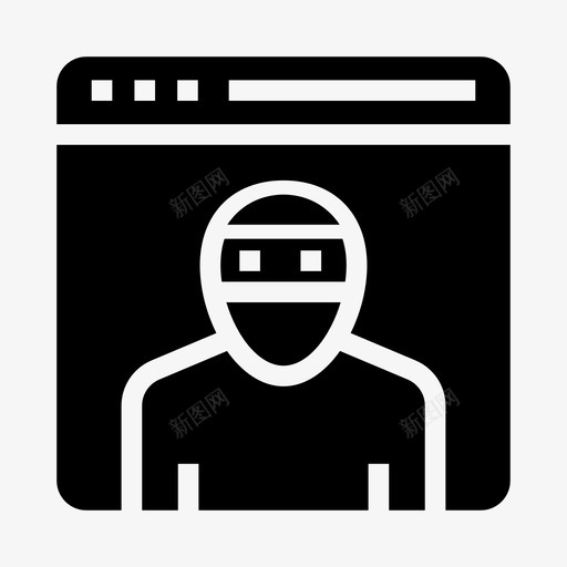 网页浏览器互联网在线图标svg_新图网 https://ixintu.com 互联网 在线 威胁 编程 网页 网页浏览器