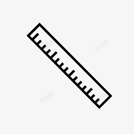 尺量图标svg_新图网 https://ixintu.com 尺 量