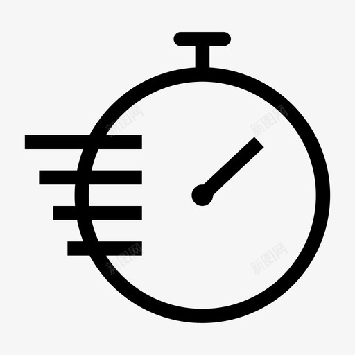 计时器时钟倒计时图标svg_新图网 https://ixintu.com 倒计时 时钟 秒表 计时器