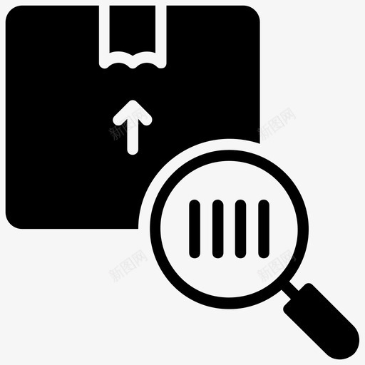 条码扫描条码搜索配送跟踪图标svg_新图网 https://ixintu.com 条码扫描 条码搜索 物流配送字形图标 配送跟踪