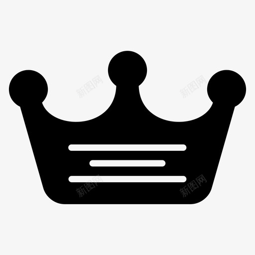 王冠国王王后图标svg_新图网 https://ixintu.com 国王 王冠 王后 皇室