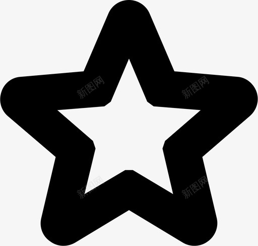 星形书签收藏夹图标svg_新图网 https://ixintu.com 书签 收藏夹 星型 星形 质量