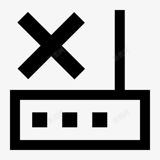 portal-icon-删除路由器svg_新图网 https://ixintu.com portal-icon-删除路由器