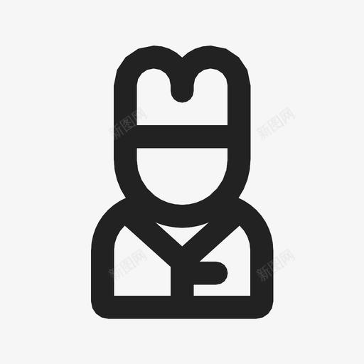 厨师厨房人图标svg_新图网 https://ixintu.com 人 厨师 厨房 职业