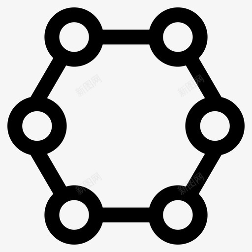 环形网络拓扑网络图网络节点图标svg_新图网 https://ixintu.com 环形网络拓扑 用户界面线图标 网络图 网络拓扑 网络结构 网络节点