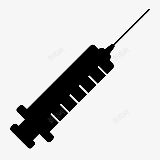 注射器医生健康图标svg_新图网 https://ixintu.com 健康 医生 医疗 医疗工具 医院 注射器