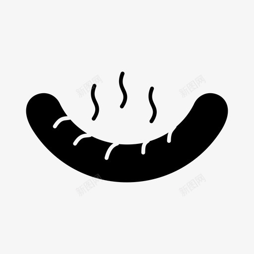 烤香肠牛肉快餐图标svg_新图网 https://ixintu.com 快餐 烤香肠 牛肉 肉