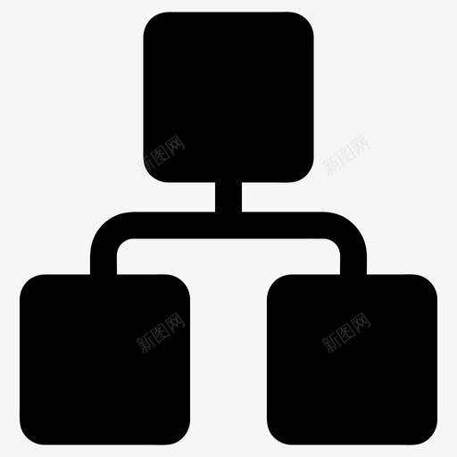 层次结构业务图表图标svg_新图网 https://ixintu.com 业务 图表 基本图标所有大小 层次结构 流程 结构