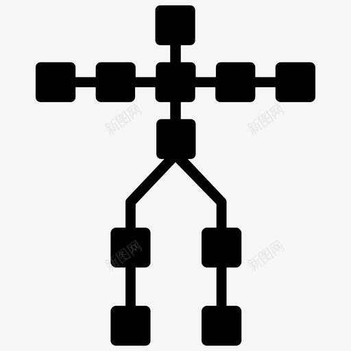 身体跟踪运动捕捉人工智能字形图标svg_新图网 https://ixintu.com 人工智能字形图标 身体跟踪 运动捕捉