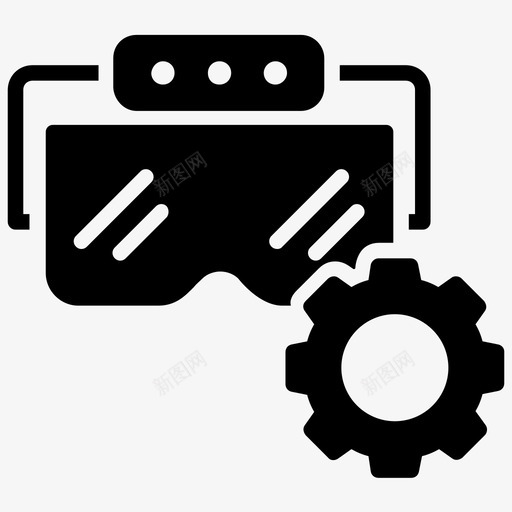 虚拟现实眼镜3d眼镜虚拟眼镜图标svg_新图网 https://ixintu.com 3d眼镜 vr护目镜 vr眼镜 vr耳机 人工智能字形图标 虚拟现实眼镜 虚拟眼镜