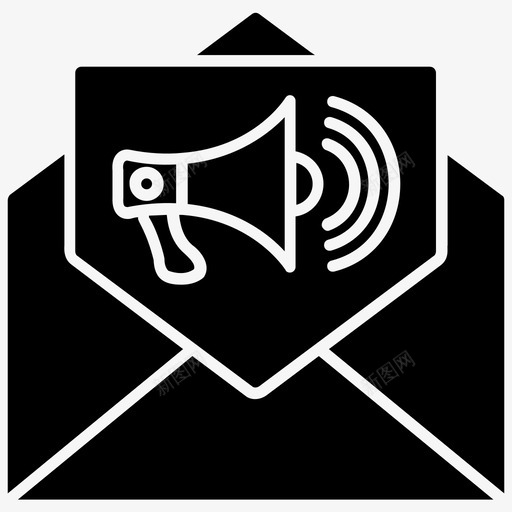 电子邮件营销商业信息电子邮件广告图标svg_新图网 https://ixintu.com 商业信息 电子邮件广告 电子邮件营销 社交媒体营销 网络和通信字形图标 营销活动