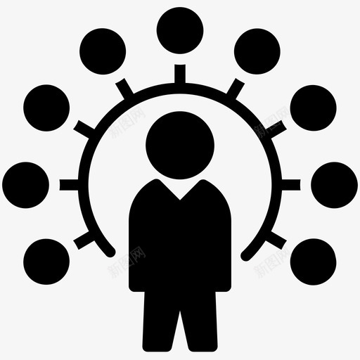附加技能专业技能人才图标svg_新图网 https://ixintu.com 专业技能 人才 企业管理字形图标 附加技能