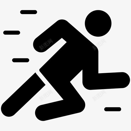 跑步奥林匹克运动赛跑图标svg_新图网 https://ixintu.com 奥林匹克标志 奥林匹克运动 百米赛跑 短跑 赛跑 跑步 跑步身材