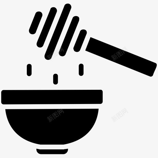 蜂蜜治疗抗菌蜂蜡图标svg_新图网 https://ixintu.com 抗菌 美容院标志符号 蜂蜜治疗 蜂蜡