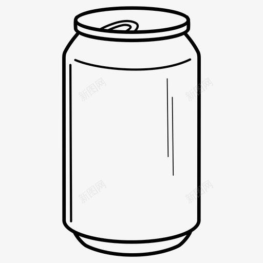 汽水罐铝啤酒图标svg_新图网 https://ixintu.com 啤酒 柠檬水 汽水罐 补药 金属罐 铝