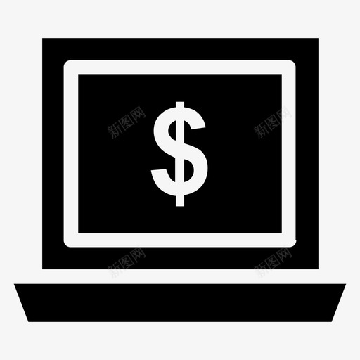 笔记本电脑macbook显示器图标svg_新图网 https://ixintu.com macbook 技术图标 显示器 笔记本电脑 财务
