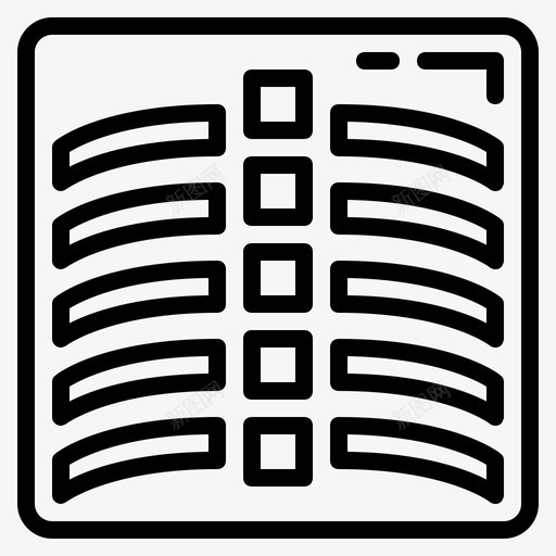x光医学骨骼图标svg_新图网 https://ixintu.com x光 医学 医院 骨骼