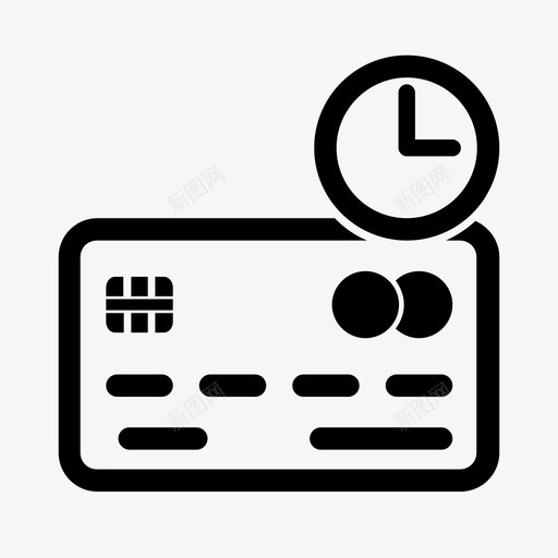 借记卡现金支付计划信用卡图标svg_新图网 https://ixintu.com 信用卡 借记卡 现金支付计划