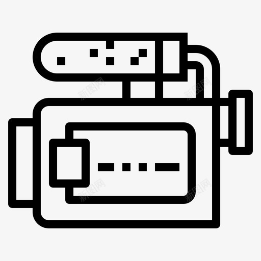 摄像机手持式摄像机电影图标svg_新图网 https://ixintu.com 侦探 手持式摄像机 摄像机 电影