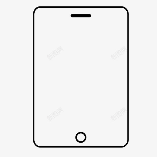 平板电脑ipad手机图标svg_新图网 https://ixintu.com ipad 平板电脑 手机 科技