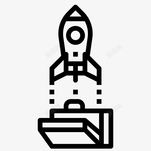 创业发射火箭图标svg_新图网 https://ixintu.com 创业 发射 太空 成功商业概要 火箭 飞船