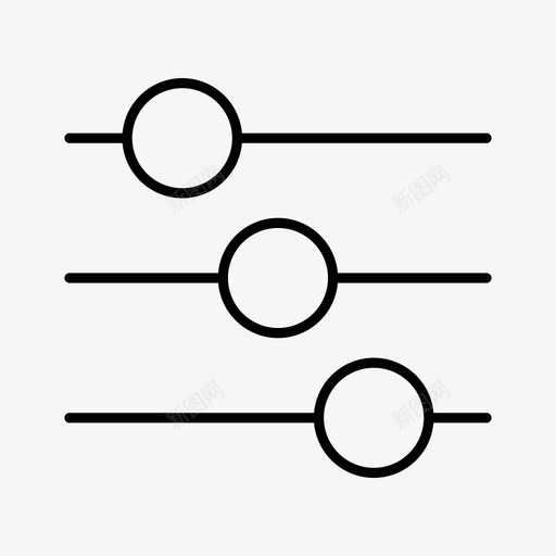 设置音频按钮图标svg_新图网 https://ixintu.com 图标 按钮 控制 设置 通用 通用图标行 音频