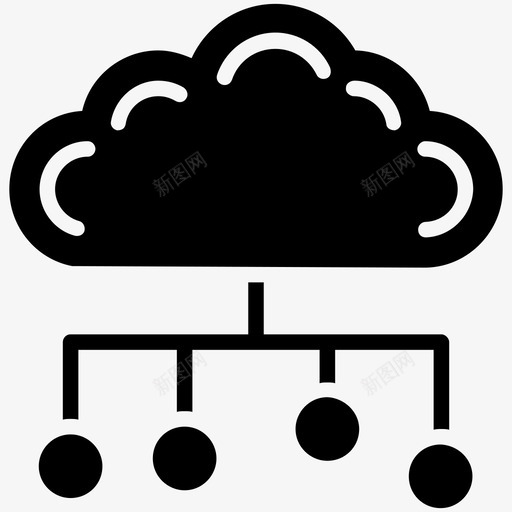 结构意识企业管理字形图标svg_新图网 https://ixintu.com 企业管理字形图标 结构意识