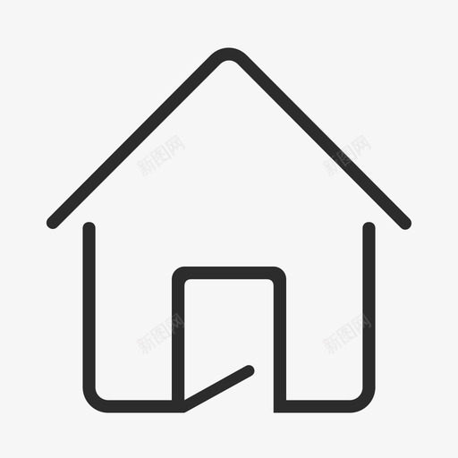 首页-开门svg_新图网 https://ixintu.com 首页-开门 线性 精美 简约 单色 商务 方正 圆润