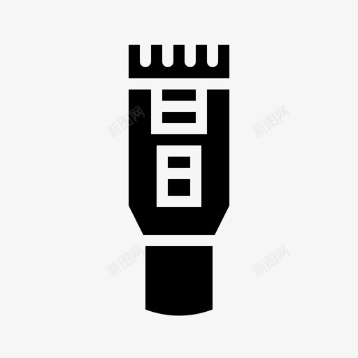 剃须刀理发师美容图标svg_新图网 https://ixintu.com 剃须刀 家用电器 理发师 美容