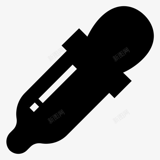滴管医疗保健医疗图标svg_新图网 https://ixintu.com 制药 医疗 医疗保健 滴管