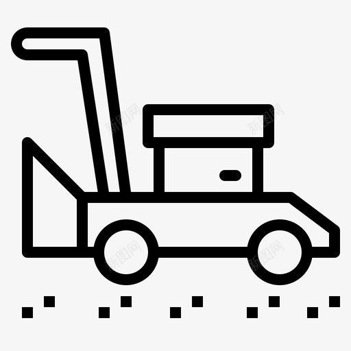割草机农业花园图标svg_新图网 https://ixintu.com 农业 割草机 园艺 园艺工具 花园