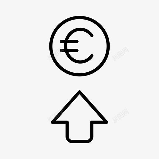 金融经济银行业货币图标svg_新图网 https://ixintu.com 外汇汇率 货币 货币兑换 金融经济 银行业