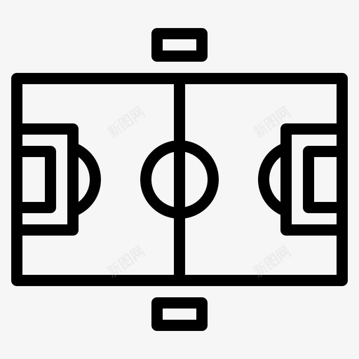 足球场运动场体育场图标svg_新图网 https://ixintu.com 体育场 足球场 运动场