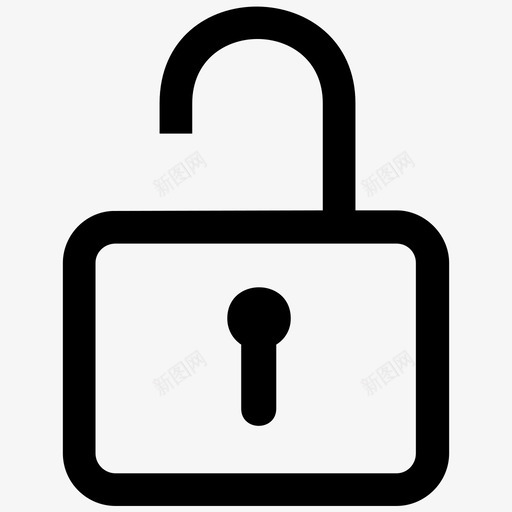 挂锁保存秘密图标svg_新图网 https://ixintu.com 保存 安全 挂锁 秘密 解锁