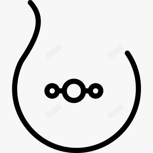 乳头穿孔珠宝首饰图标svg_新图网 https://ixintu.com 乳头穿孔 珠宝首饰