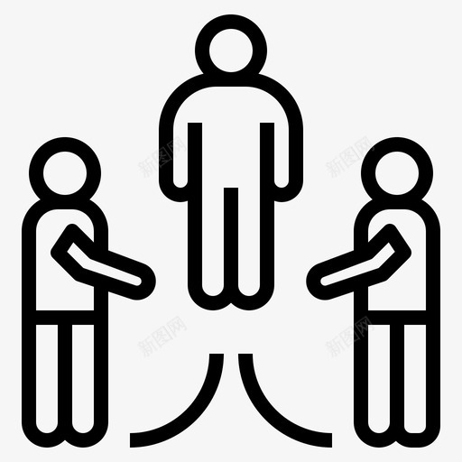 支持业务公司图标svg_新图网 https://ixintu.com 业务 公司 支持 雇佣 领导 领导和管理