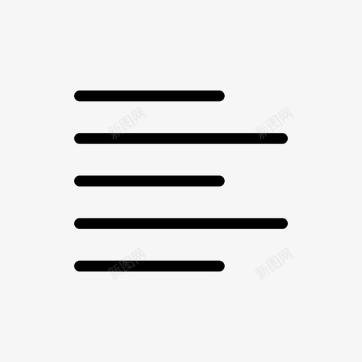 文本格式对齐方式左对齐方式图标svg_新图网 https://ixintu.com ui基图标大 对齐方式 左对齐方式 文本左对齐方式 文本格式